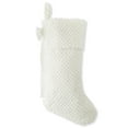 thumbnail image 5 of White Fur Christmas Stocking, 20", by My Texas House, 5 of 5