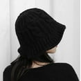 thumbnail image 7 of CoCopeaunts Women Soft Knit Bucket Hat Solid Color Bucket Hat Autumn Winter Knit Beanie Fisherman hat, 7 of 7