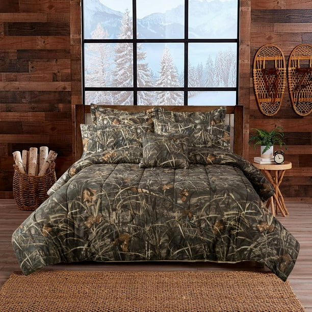 Realtree Max 4 Twin Comforter Set 2 Pcs Camo Polycotton Fabric, Super