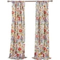 thumbnail image 4 of Semi-Sheer Curtain Panels, Set of 2, Lined, with Tiebacks, 84 L x 42 W (x2), White, 4 of 8