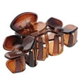 thumbnail image 4 of 10pcs Mujeres Chica Hollow Heart  Hair Accessories Garra Clips Headwear - 6 marrón Yinane Pinzas para el pelo, 4 of 8