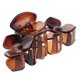 thumbnail image 4 of 10 Piezas de Plástico para Mujer, Pinzas de Garra de cabellero Grandes, Pinzas de Pinza de Mariposa, 87x 48mm marrón, 4 of 9