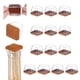 thumbnail image 1 of Uxcell 16-Pack Protectores de patas de silla, se ajustan a almohadillas de silicona de 1.1-1.5" con almohadillas de fieltro cubiertas para patas de muebles en suelos de madera, 1 of 1