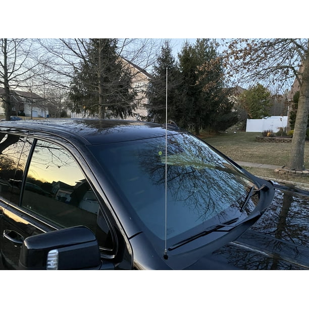 21 Inch Stainless Chrome ANTENNA MAST for Chevrolet Silverado Pickup