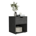 thumbnail image 6 of DEPOT E-SHOP Adak 19.7" Nightstand End Table with Drawer & Shelf - Light Gray for Small Spaces, 6 of 7