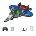 thumbnail image 2 of CHASING LIGHTNING Remote Control RC Airplane, Stunt Foam Aircraft with Colorful LED Lights, Built-in Battery, Easy to Fly for Beginners and Adults, Indoor Outdoor Toy Gift (1 Set), 2 of 9