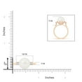 thumbnail image 4 of Angara Freshwater Cultured Pearl Ring with Diamond Accents in 14K Rose Gold for Women | June Birthstone Jewelry for Her, 4 of 8
