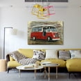 thumbnail image 5 of Empire Art Direct  Red Bus Hand Painted Primo Mixed Media Iron Wall Sculpture 3D Metal Wall Art - 48 x 32 in., 5 of 9