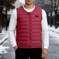 thumbnail image 7 of Gaexia Heated Vest for Men Lightweight Warm Waistcoat Sleeveless Jacket Rechargeable Battery Powered Thermal Inner Wear Winter Cozy Wear, 7 of 7