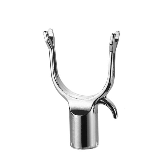 Ywmsfl Aluminum Clothes Fork Head Clothes Hanger Reaching Hook Closet Reacher Poles Replacement Hook High Reach Garment Hook