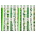 thumbnail image 1 of SHISUYAN 24Pcs Adorable Writing Pencils Wooden Sketch Pencils with St Patrick's Day Pattern, 1 of 9