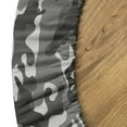 thumbnail image 5 of Ambesonne Camouflage Fitted Round Tablecloth, Grey Color Shades, 45"- 56" Diameter, Grey Coconut, 5 of 5