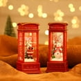 thumbnail image 3 of Dragonus Red Telephone Booth Christmas Ornament 5 Inches, 3 of 3