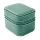 thumbnail image 1 of Estuche de exhibición para relojes de pulsera, regalo para mujeres y hombres, compacto con forro suave y ligero. Verde, 1 of 9