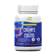 Heal Crohns Naturally / Heal Ulcerative Colitis Naturally - No Side Effects - 15 Days Supply - Herbal Supplement
