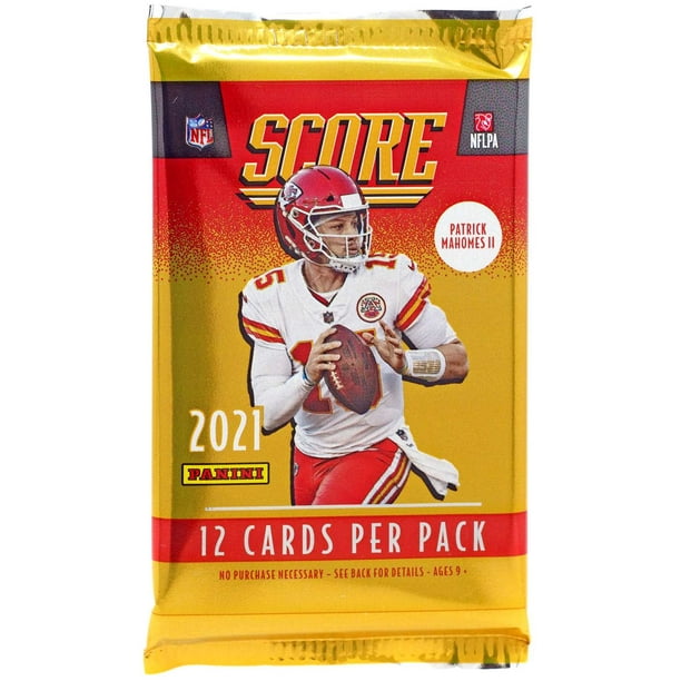 NFL 2021 Score Football Trading Card BLASTER Pack (12 Cards) - Walmart.com