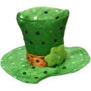 PMU St. Patrick's Day Headwear Decorations and Party Supplies - Green Leprechaun Hat Hair Clip - Irish Costume, Party Accessory (1/pkg) Pkg/1