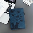 thumbnail image 6 of Allytech Flip Wallet Case for iPad Pro 11 Inch M4 (2024), Auto Sleep/Wake, Pencil Holder & Card Slots, Lovely Pattern PU Leather Shockproof Slim Fit Kickstand Case - Darkblue, 6 of 8