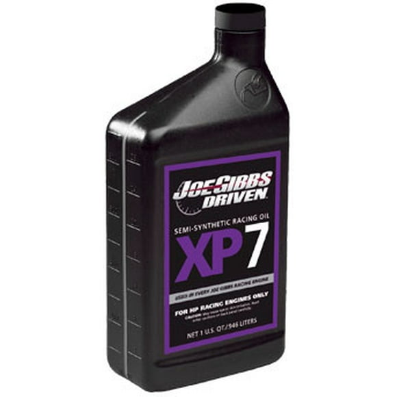 Driven Racing Oil Joe Gibbs Oil 01706 XP7 Series; SAE 10W40; Semi-Synthetic; 1 Quart Bottle; Single