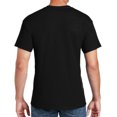 thumbnail image 2 of Dump Truck Graphic Design Men's Big Size Cotton Polyester DryBlend T-Shirt - Black 2XL, 2 of 2