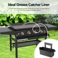 WDOEID Premium Grill Drip Pan Ea Sy To Clean Oil Grease Tray For