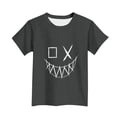 thumbnail image 6 of Crunowin Graphic Print Tee for Boys (3-16), Casual Short Sleeve Pullover Tops Summer Crew Neck T-shirts Gray 9-10Years, 6 of 6