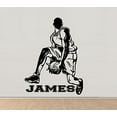thumbnail image 2 of Decal ~ Basketball MAN (CUSTOM NAME) #2 ~ Wall Decal 22" x 27", 2 of 4