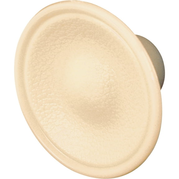 Bi-Fold Door Pull Knob, 1-13/16 in. diameter, Ivory Color, Plastic (2-pack)