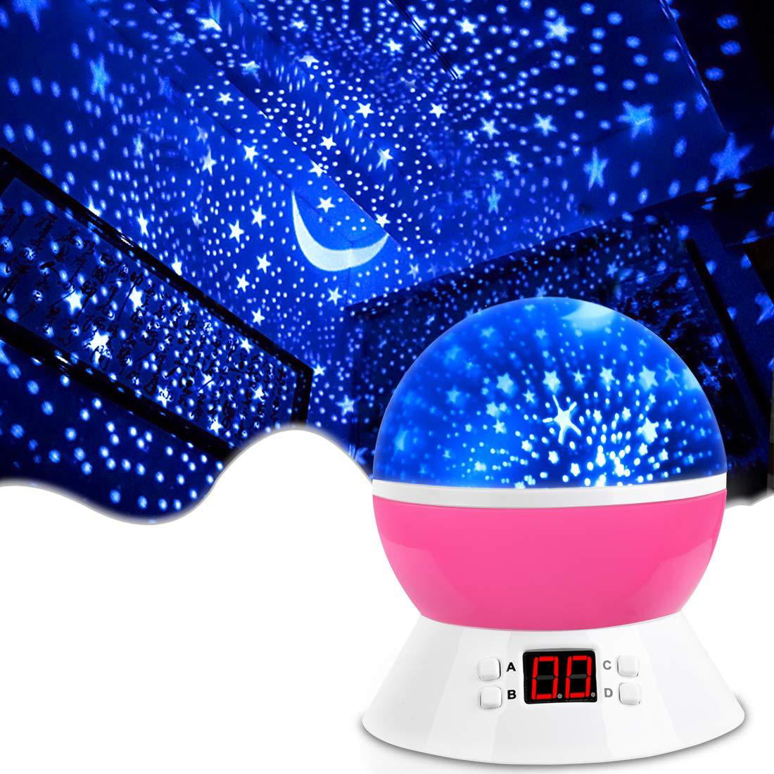 Black Star Toys for 3-8 Year Old Boys Star Projector Night Lights for Kids MOKOQI Starry Sky/Sea Animal Night Lighting Lamp 8 Colors Changing Light for Bedroom 