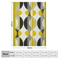 thumbnail image 4 of FUMJ Throw Blanket,Abstract Wave Stripe Mid Century Colorful Geometric Pattern Yellow Black Super Soft Warm Blanket for Couch Lightweight Blanket for Bed Chairs, 4 of 6