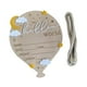 thumbnail image 5 of Letrero de anuncio de recién nacido Tablero de anuncios de madera con letras Regalo para Blanco, 5 of 9