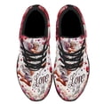 thumbnail image 2 of Valentine's Day Cupid Love Is The Air Shoes Sneakers Black Size 7.5, 2 of 7