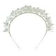 thumbnail image 2 of Hoja Romana de cabellero Nupcial Boho Diadema Accesorios para El Cabello Pinza para El Cabello Plata Salvador Venda elegante de las mujeres, 2 of 9