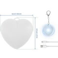 thumbnail image 3 of 2Pcs Heart Purse Glow Heart Light LED Automatic Sensor Form Purse Lamp Mini Touch Activated Handbag Light Portable Night Light for Women Girls Purse Accessories, 3 of 7