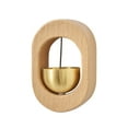 thumbnail image 2 of OEFNTAC Magnetic Wooden Doorbell Dopamine Wind Chime Entrance Reminder Natural Wood Easy Install Commercial Residential Shop Cafe Home Sustainable, 2 of 6
