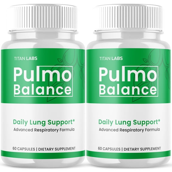 Pulmo Balance Pills Advanced Formula Vitamin Supplement PulmoBalance 120 Capsules