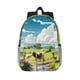 thumbnail image 1 of Disketp Countryside Farm Cow Mochila Escolar de 15 Pulgadas, Mochila Ligera para Estudiantes, Viajes y Trabajo, Cómoda y Resistente para el Uso Diario, 1 of 6