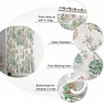 thumbnail image 5 of Shower Curtain Waterproof Shower Curtain for Bathroom,Bathtub,Shower, Summer Watercolor Tropical Plants Succulents Cactus Shower Curtain Set with Hooks for Home Decoration 72x72 Inch, 5 of 6