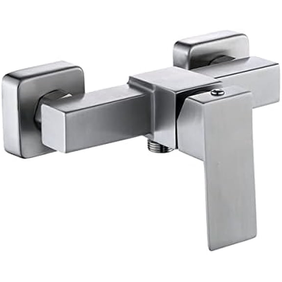 SUS 304 Stainless Steel Bathroom Shower Mixer Wall Mounted Showering Faucet Hot and Cold Water Control Valve Switch Tap$$Tools & Hardware Other