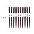 thumbnail image 2 of Japanese-style Solid Wood Cherry Chopsticks Household High-grade Wooden Non-slip Chopsticks Pointed Wooden Chopsticks, 2 of 11