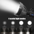 thumbnail image 1 of Linterna recargable con 4 modos de luz LED superbrillante, resistente al agua IPX5, para trabajo, senderismo y acampada, 1 of 11