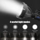 thumbnail image 2 of Linterna LED recargable con 4 modos de iluminación, superbrillante, IPX5, resistente al agua, ideal para senderismo y camping., 2 of 11