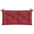 thumbnail image 3 of vidaXL Garden Bench Cushion Wine Red Oxford Fabric Medium, 3 of 6