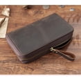 thumbnail image 6 of Traditional Fashion True Leather Pen Owner With Natural Oxidation Finish Flexible Writing Materials Planner, 6 of 9