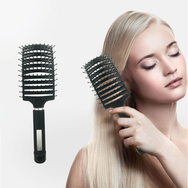Fiudx Es Una Gran Experiencia En Masajear El Cabello, a Cepilos Curvos En Ventilación, Peines Ventilados En Peinar El Cabello, Herramientas En Peluquería para Mujeres y Niñas.