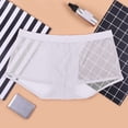 thumbnail image 4 of Ketyyh-chn99 Men Underwear Briefs 2024 Breathable Underpants Trunks Underpants Mens Low Rise Briefs Ice Thread Underpants Fashion Ride Up Underwear Pant White,M, 4 of 4
