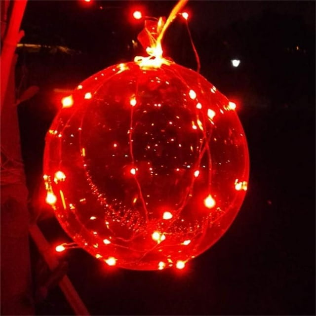 E-Trad 1PC Luminous Latex Balloon LED Colorful Balloon Home House Festival Decoration