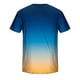 thumbnail image 4 of Mens Casual Pantalones Cortos Raya Impresión Suéter Fitness Deportes Camiseta, Poliéster Cuello Redondo Blusa para Al Aire Libre, Diario Y Primavera Verano Desgaste, 4 of 5