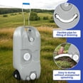thumbnail image 3 of ModFusion 10.6 Gallon Portable RV Waste Water Holding Tank HDPE Rectangular 40L Gray, 3 of 7