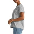 thumbnail image 3 of Hanes Essentials Women’s T-Shirt, 100% Cotton Relaxed-Fit Tee, Sizes XS-XXL, 3 of 7